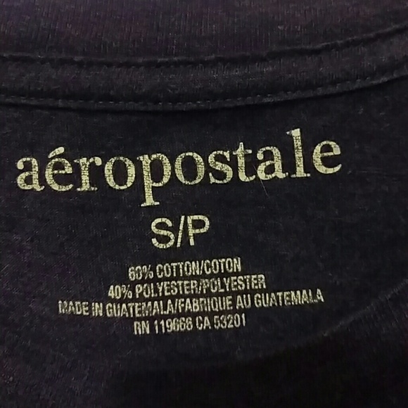 Women's navy blue short sleeve Aeropostale t-shirt - Picture 3 of 3